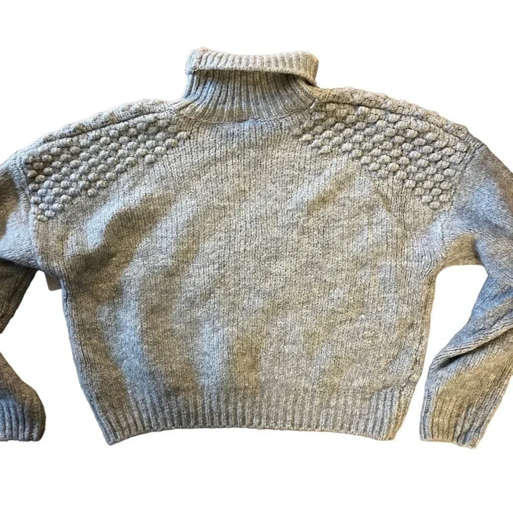NWT Free People Bradley Pullover Sweater Grey Size XS